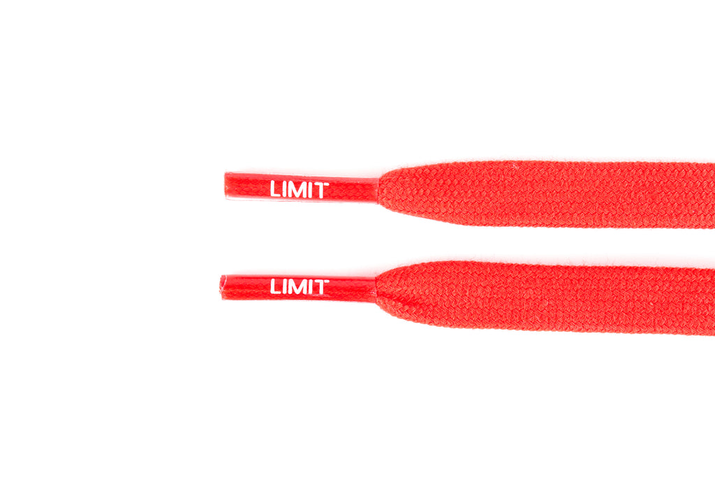 Bold - Cordones planos - Rojo