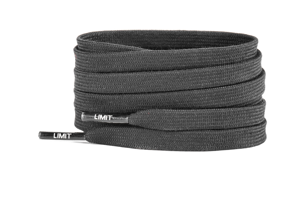 Bold - Cordones planos - Negro